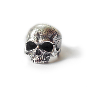 Кольцо серебряное череп, чернение. Ivan Shkuratov