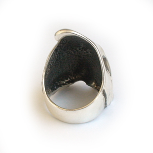Кольцо серебряное, чернение.